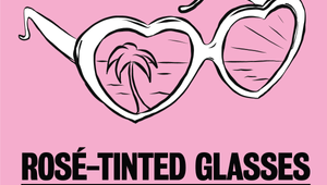 Cannes Rosé Tinted Glasses campaign